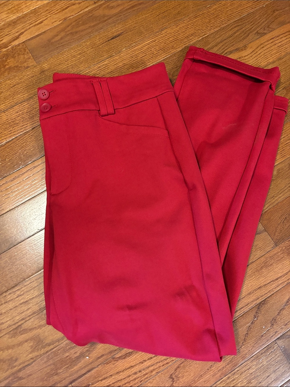 torrid Red High-Waist Tapered Trousers